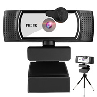 8K/4k Autofocus Webcam 1080p Camera HD Network USB Live Broadcast 2k Driver-free Laptop Computer Web Cam Camera wihe Microphone