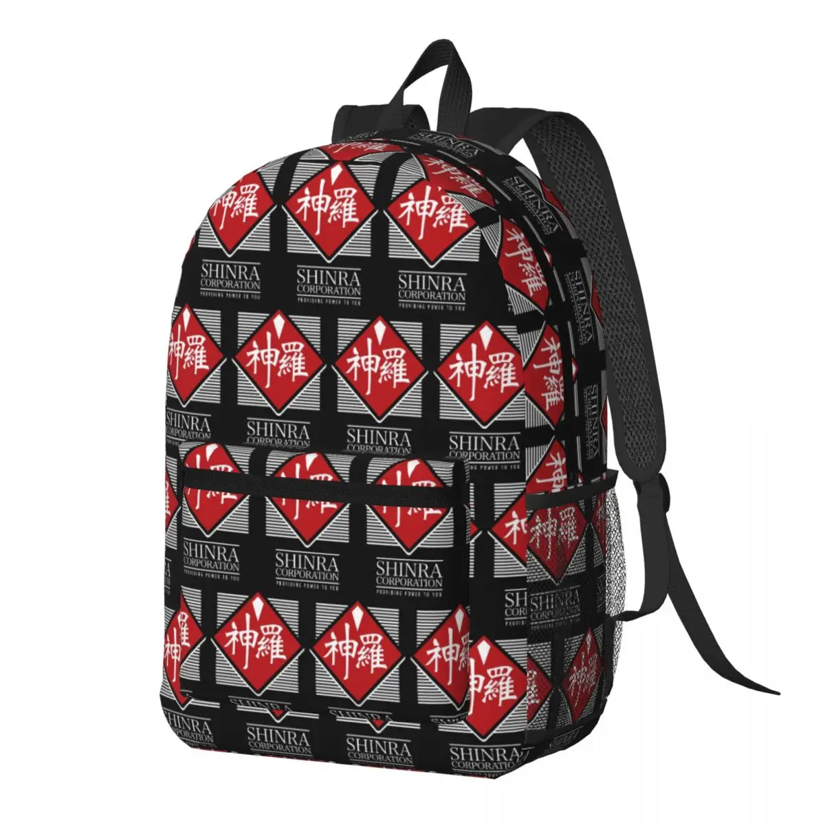 Final Fantasy VII Shinra FF7 Backpack Daypack Large Capacity Kids BookBag School Bag Shoulder Bags for Men Women