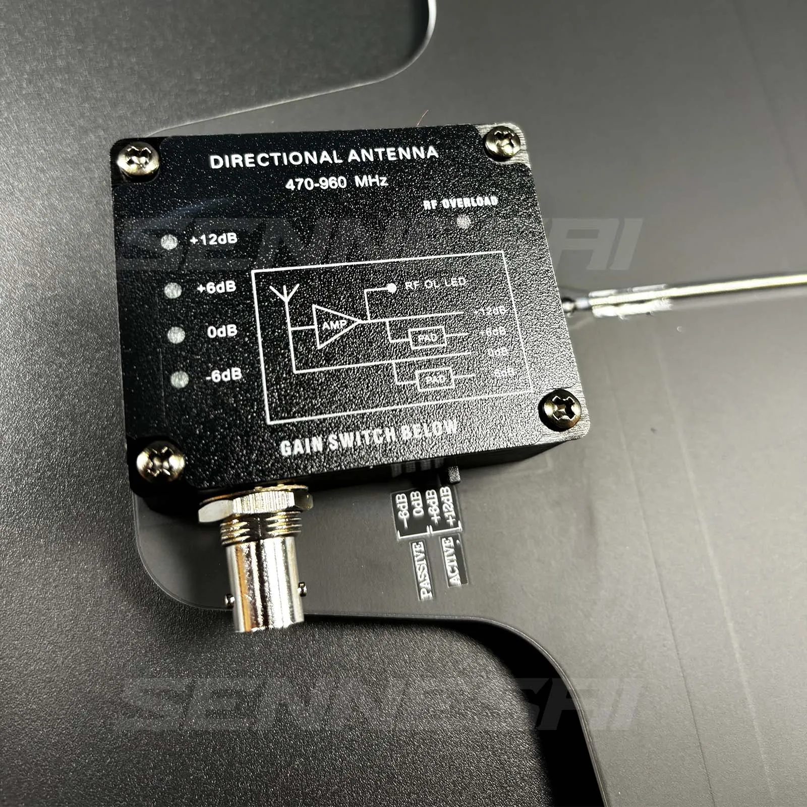 SENNESAI UA845 هوائي مكبر للصوت نظام الموزع UHF 470-900MHz تردد 10 قنوات انتينا الداعم للميكروفون اللاسلكي #5