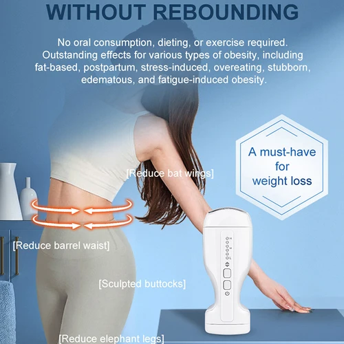 Imagen 2 del producto Mini HIFU-masajeador al vacío 40K para mujer, cuidado corporal, adelgazante, eliminador de grasa del vientre, pérdida de peso rápida, anticelulitis, máquina quemadora de grasa, nuevo