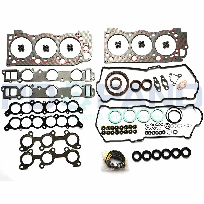 Zestaw uszczelek remontowych silnika 5VZ-FE 5VZFE do Toyoty 4 RUNNER/HILUX II Pickup/LAND CRUISER PRADO J9 3.4 3378cc