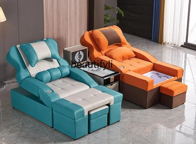 

Foot massage bed, foot bath, ear cleaning, rest, integrated massage bed, electric foot massage sofa recliner