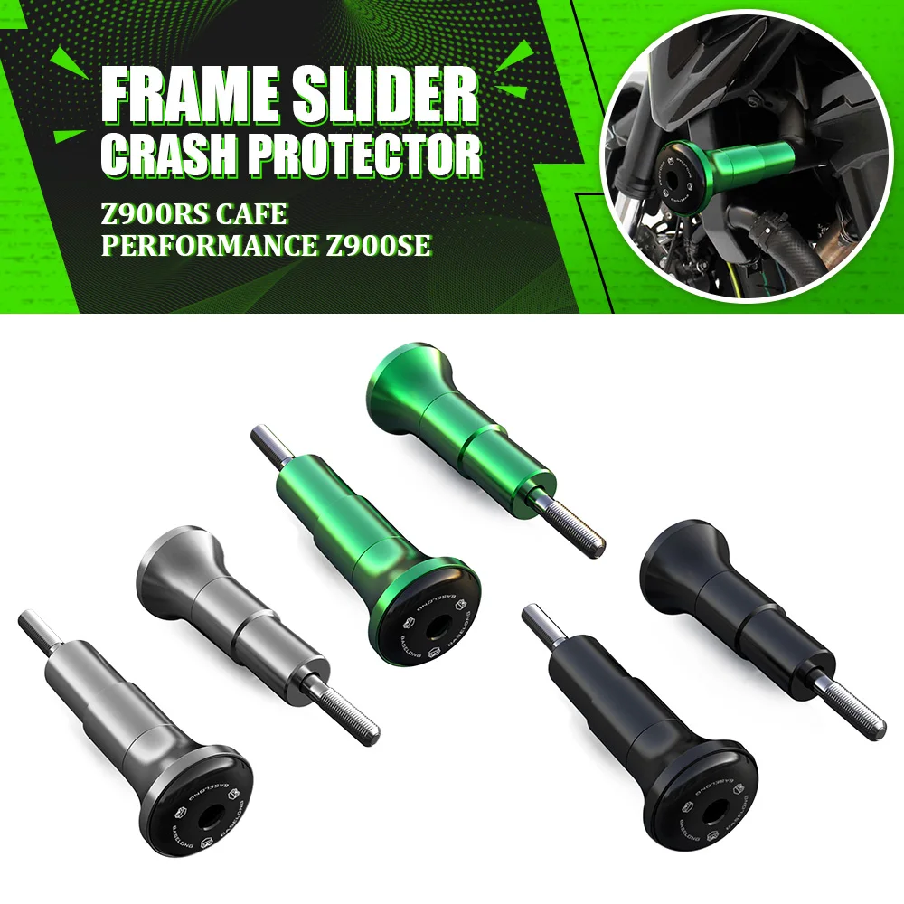 

Frame Sliders Falling Guards Engine Crash Pad Crash Protector Motorcycle For KAWASAKI Z900SE Z900RS Cafe 2018-2020-2021-2023