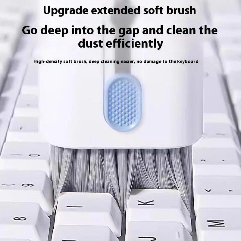 Picture 4: 7-In-1 Computer Cleaning Kit - Soft Bristle Brush For Mechanical Keyboard, Dust Removal Tools For Pc/Laptop, Electronics Mainten