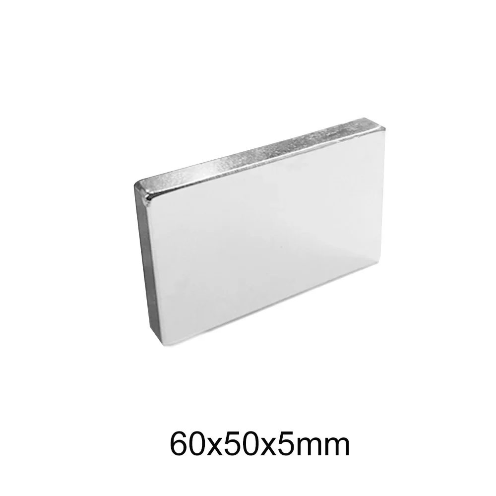 60x50x5 Block Strong Magnet 60mm x 50mm x5mm For Home Refrigerators, Offices DIY 60x50x5mm Powerful Magnet 60*50*5