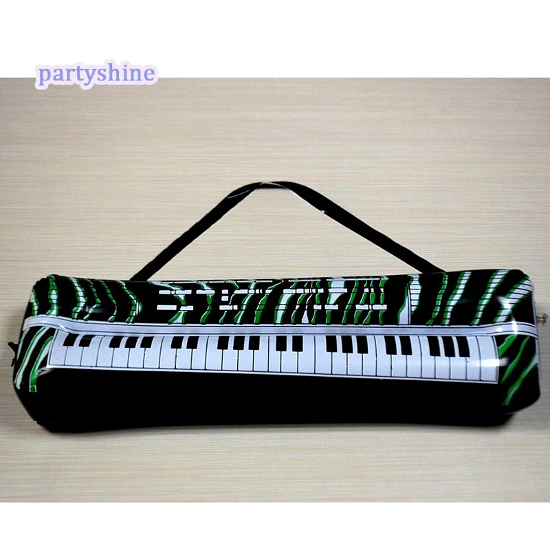 Inflatable Electronic Organ Foil Balloons Party Decors 90s  Retro Hip Hop Themed Birthdays Party Home Musical Party Decoration