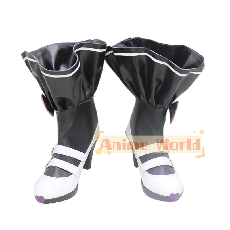 Jogo azul arquivo shirasu azusa cosplay sapatos halloween mulher sapatos feitos sob encomenda