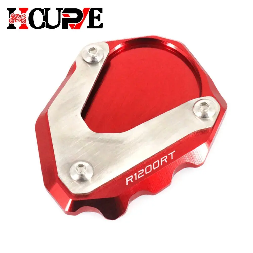 Motorcycle CNC Kickstand Foot Side Stand Extension Pad Support Plate Enlarge Stand For R1200RT R1200 RT R 1200RT 2004-2013