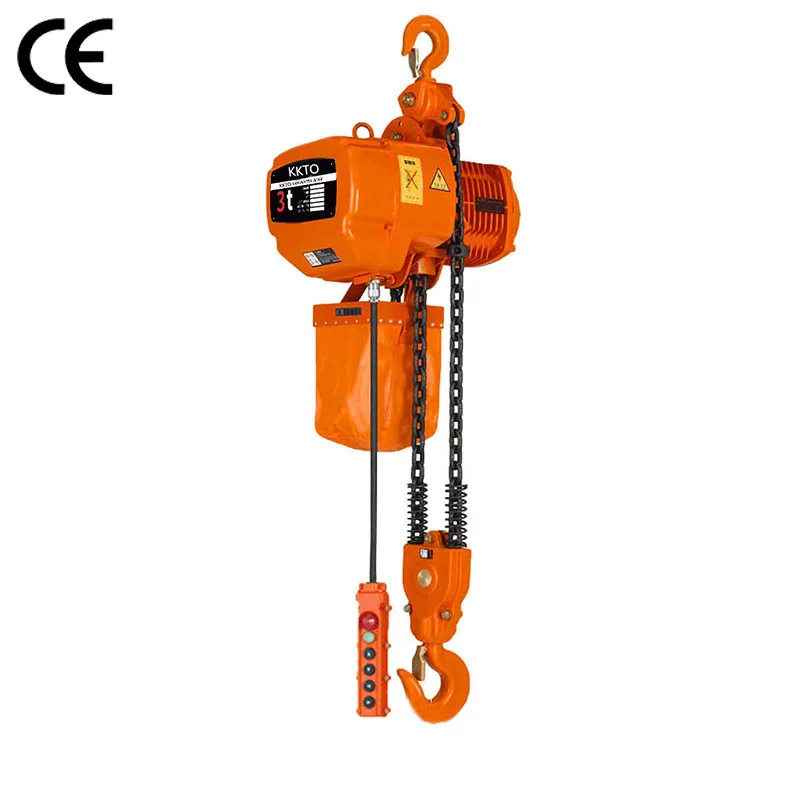 Reliable Quality Electric Chain Hoist Type HHBB 1t 3t 5t 10t Construction Hoist with Steel Hook