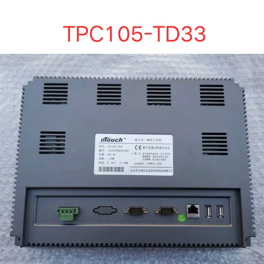 used TPC105-TD33 touch screen test OK Fast shipping