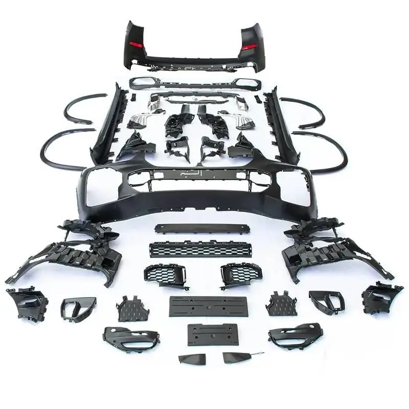 

TDCMY Automotive modification parts bumper spoiler grille headlight wheel flare custom front license plate For X5 2020