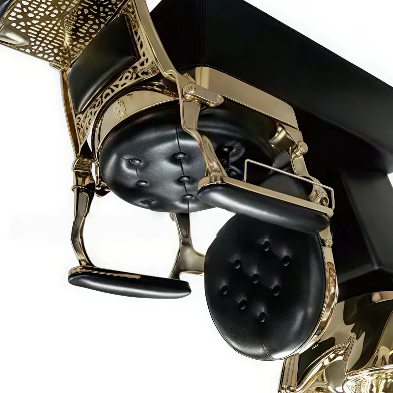 

Customizable Barber Chair Salon Trolley Bar Cart Ergonomic Durable Beautician Decor Makeup Dressing Chair Mueble Salon Furniture