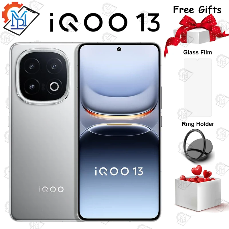 Original VIVO IQOO 13 5G Mobile Phone 6.82 inches AMOLED 144Hz Screen Snapdragon 8 Elite Octa-core Camara 50MP GMS Smartphone