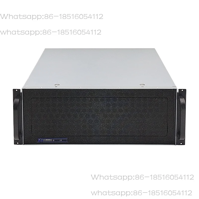 4U Industrial Rack Mount Case 480MM Depth Support 15HDD Storage Server Chassis IPFS Server Max Install 12x13 inch Motherobard