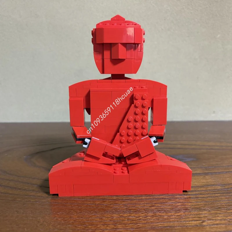 291pcs MOC Buddhist Statue Model Building blocks Kids Education creative toys Assemble Architecture Birthday Christmas gifts