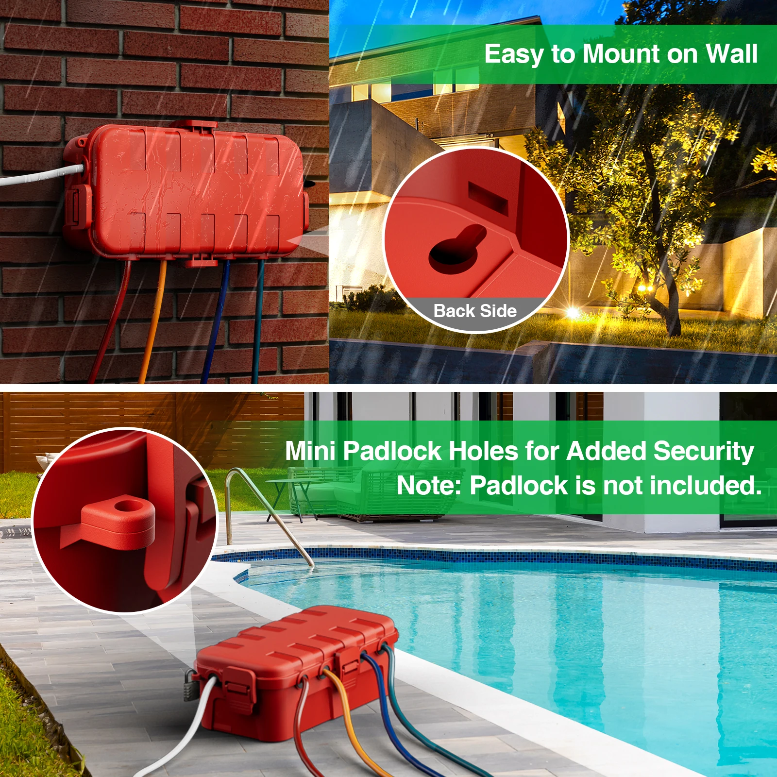 Водонепроницаемая уличная элек – обзор и цена Outdoor Power Outlet Extension