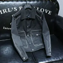 Men's Collar Jacket Trendy Brand Casual and Simple Korean Version Slim Fit Men's Jacket Cool and Stylish Jacket