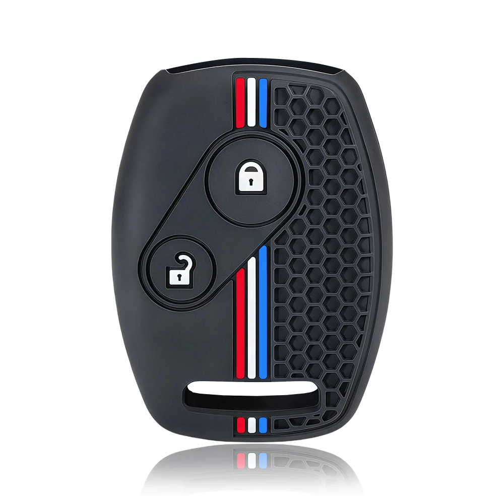 New Style Silicone Car Key Case Cover for Honda Fit CIVIC JAZZ Pilot Accord CR-V Freed Freed Pilot StepWGN Insight Key Shell