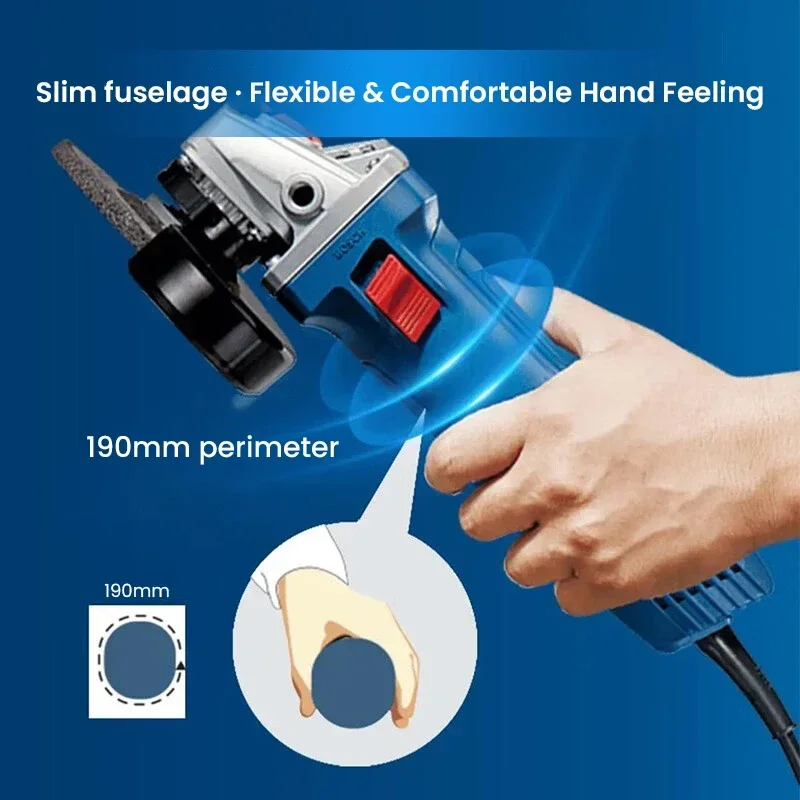 Bosch GWS 700 Angle Grinder Wired 110/220V Polishing Cutting Machine 12000rpm 100mm Discs Electric Grinding Machine Power Tools - view 6