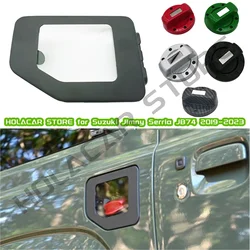 Car Transparent Gas Fuel Filler Tank Cap Cover Decoration Accessories For Suzuki Jimny 3-door only JB64 JB74 2020 2021 2022 2023