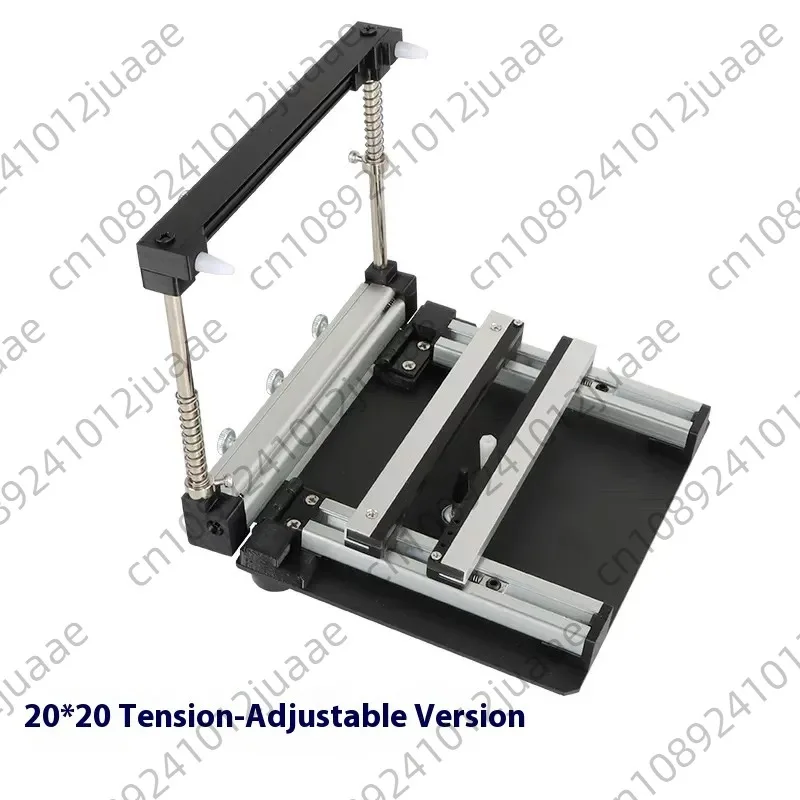 10X10cm20X20cm PCB steel mesh solder paste printing table SMT solder paste printing manual small and micro mesh printing machine view 5