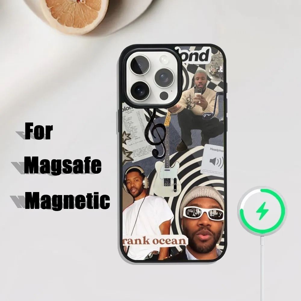 F-Frank Ocean B-Blonde Phone Case For iPhone 16,15,14,13,12,11,Plus,Pro,Max Mini Magsafe Magnetic Wireless Charging