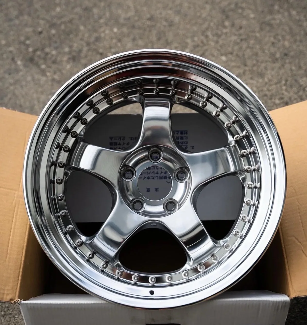 عجلة مقعرة للشفاه العميقة 2 قطعة 5x120 5*130 5x114.3 17 18 19 20 21 22 23 24 بوصة عجلة سيارة الركاب #3