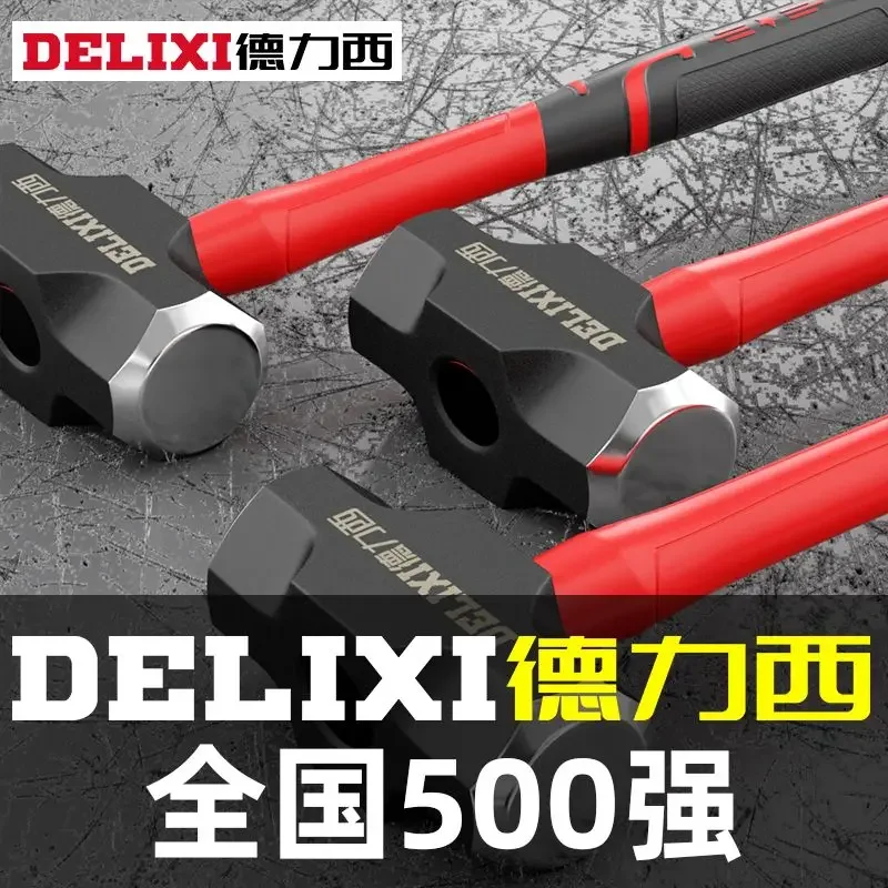 Octagonal Hammer Site Heavy Wall Smashing Soft Handle Solid Hammer Tool