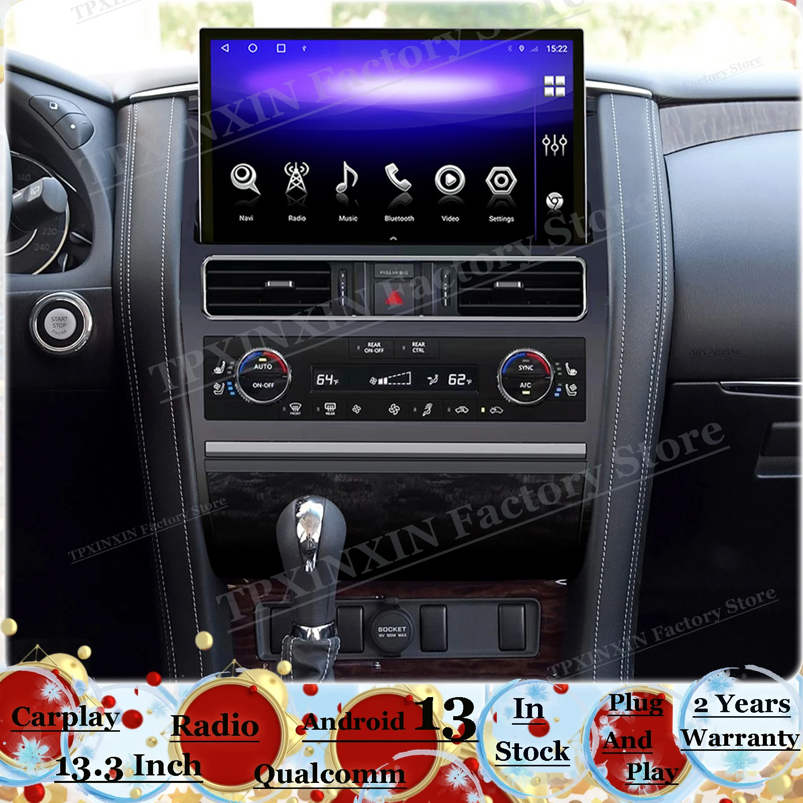 

Accesorios auto Android Multimedia For Nissan Patrol Y62 Amada For Infiniti QX80 QX56 GPS Navigation Car Radio Stereo Head Unit