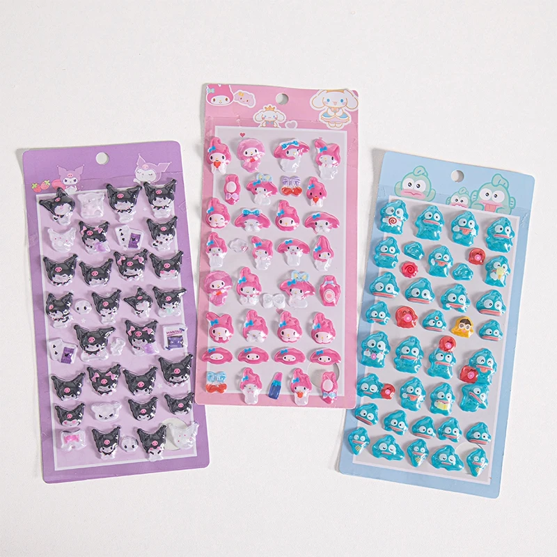 2026Sanrio Zootopia Frozen Stickers Bonbon Drop Seal Relief Stickers Phonecase Scrapbook Sticker Party Favors Gift
