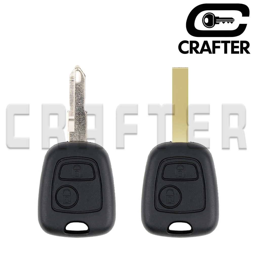 

Key Crafters Remote Car Key 433MHz CHIP ID46 Blade NE73/HU83 For Peugeot 107 206 207 306 307 407 Citroen C1 C2 C3