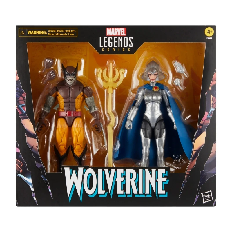 Original Genuine 1/12 Marvel Legend Wolverine 6-Inch Set Logan And Queen Shea Action Figure Model Toy Desktop Collection Gift