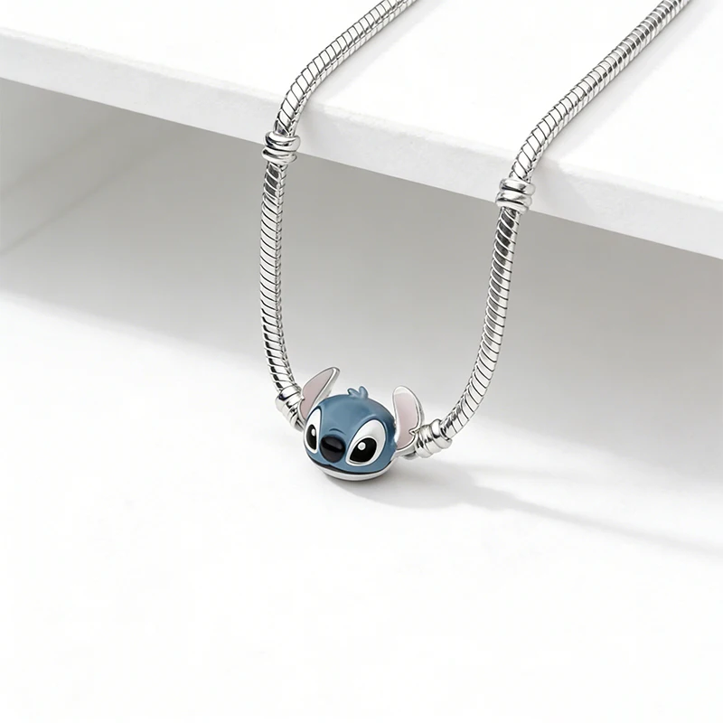 

Disney 2026 Hot cartoon charm fit original bracelet snake Chain bracelet DIY jewelry gift for women