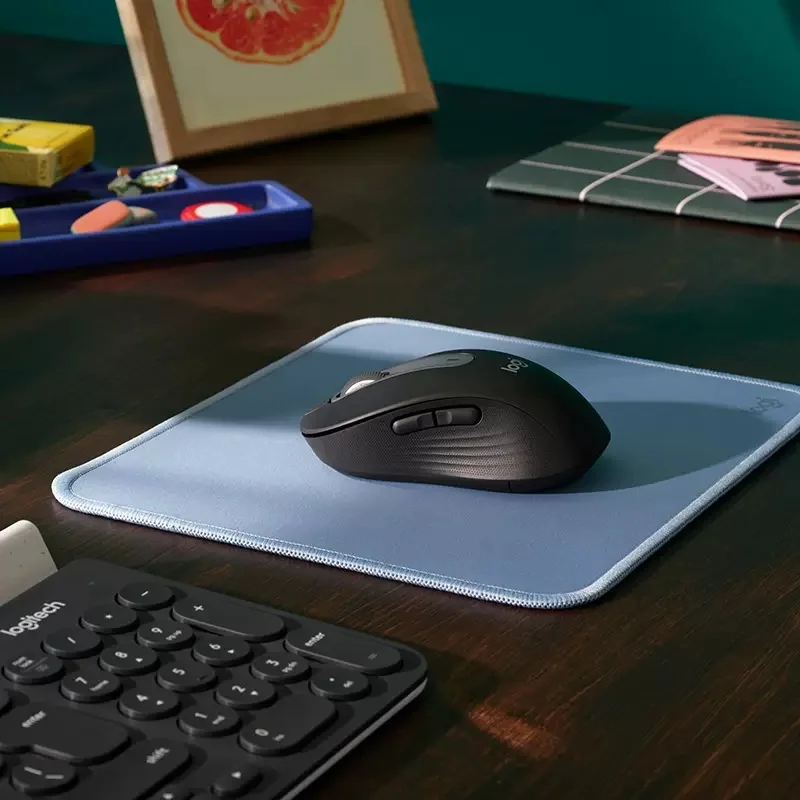 Logitech M650L Bluetooth Mouse sem fio Cliques silenciosos para PC/Mac/Multi-Dispositivo/Chromebook Laptop de escritório