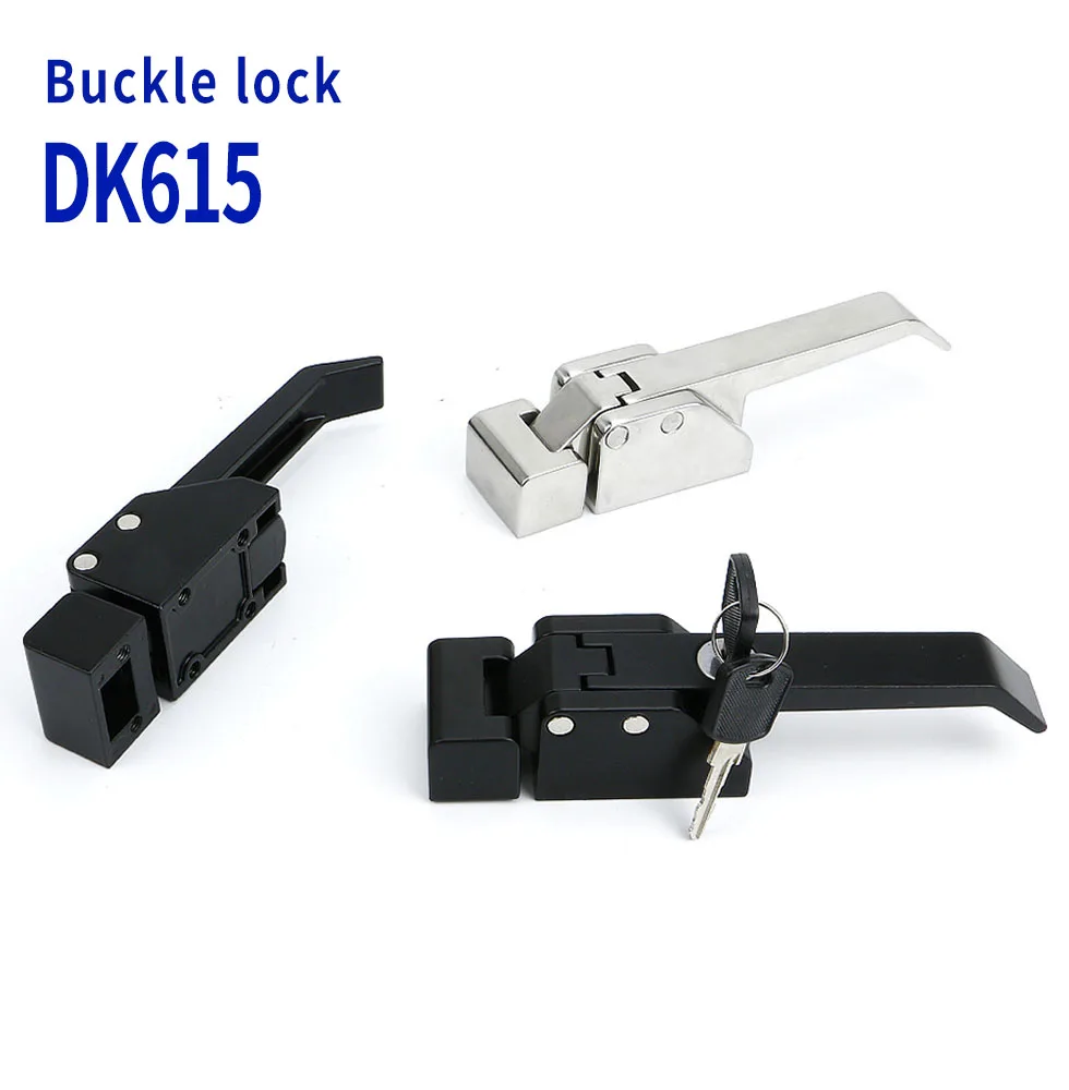 Freezer lock DK615 handle lock zinc alloy industrial equipment tower buckle lock handle heavy-duty buckle fixing buckle