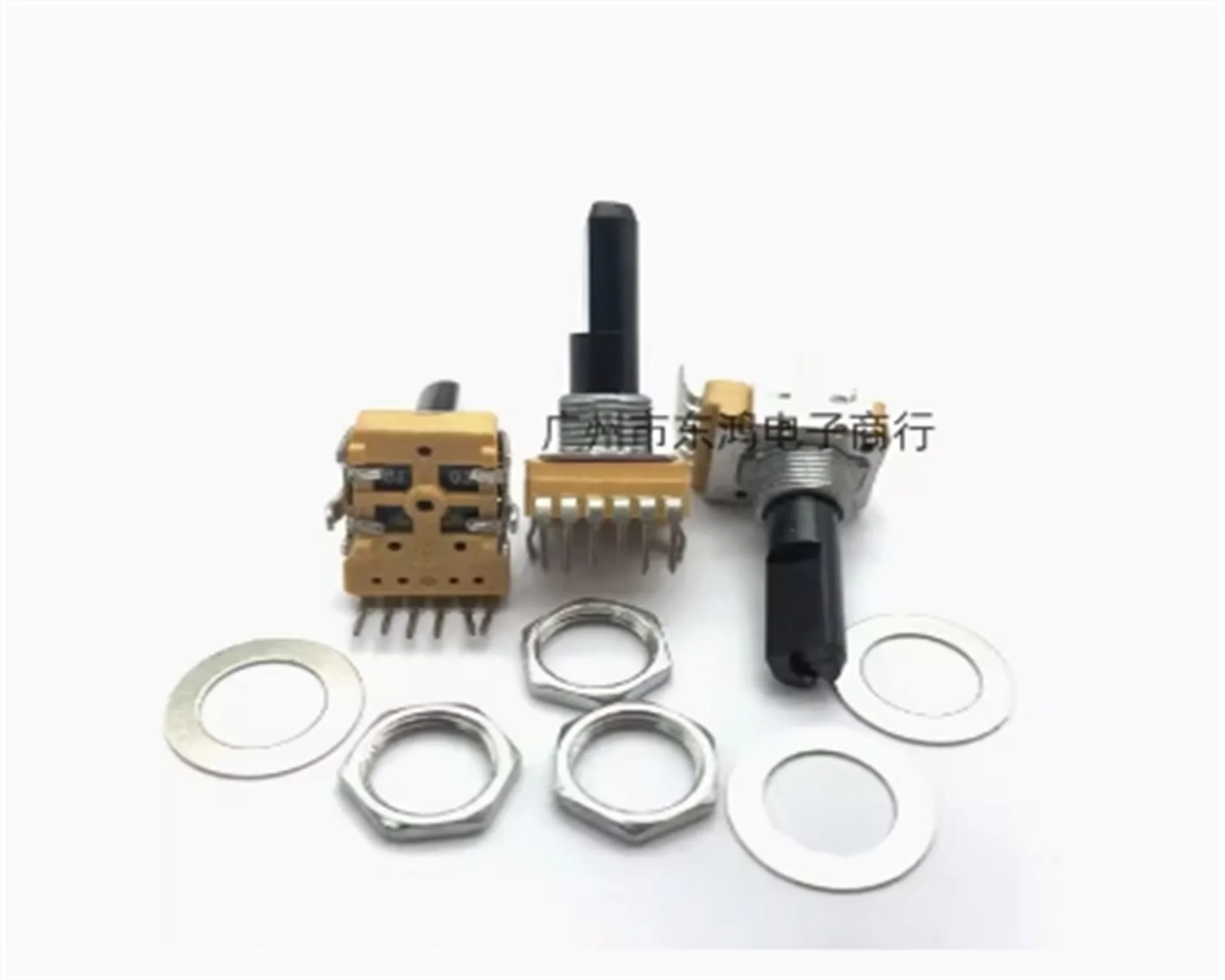 1 PCS Shengwei RK12 volume potentiometer RK1150GOE0L-HA1-000 dual B10K shaft length 23MM half shaft
