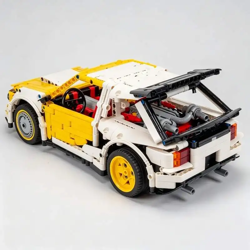 1309PCS Rally Car MOC Racing Vehicle Model Custom Puzzle Sports Car DIY Assembly Educational Toy Building Blocks Popular Gifts