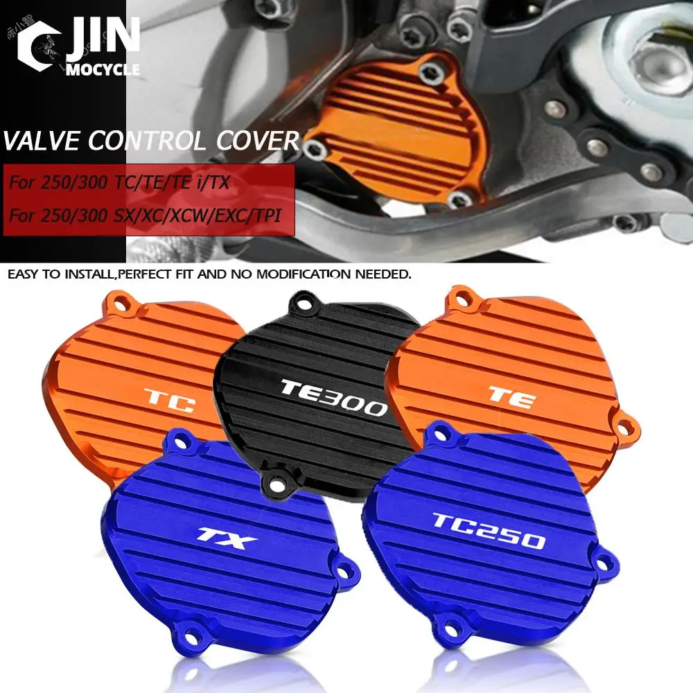 For Husqvarna TC250 TE300 TC TE/TE i/ TX 2014-2021 2020 2019 Motorcycle Valve Control Cover Exhaust Control Cover Protection Cap