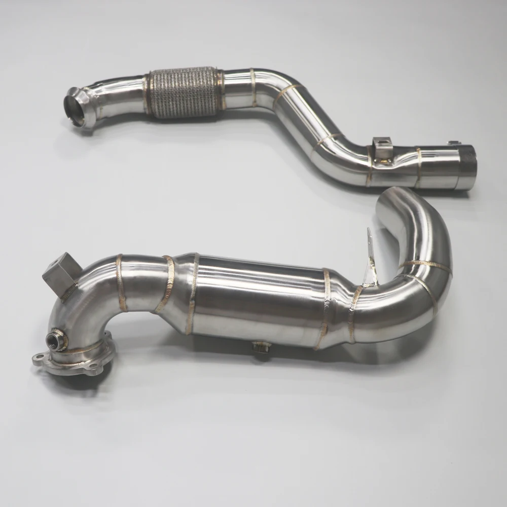 2014-2018 A180 A200 A260 Exhaust Downpipe Stainless Steel 304 W176 1.6T New Condition