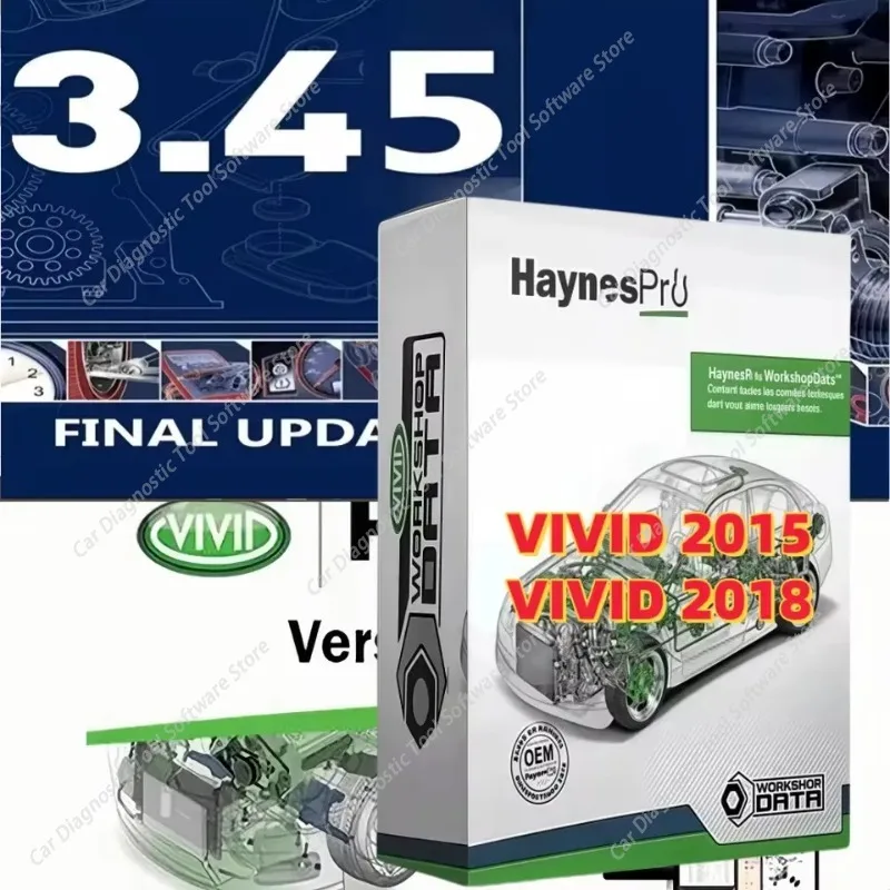 Hay/Nes/Pro Vivid 2018+Auto/Data 3.45 Automotive Workshop Data Atris-Technik HDD Repair Software for Vehicle Maintenance