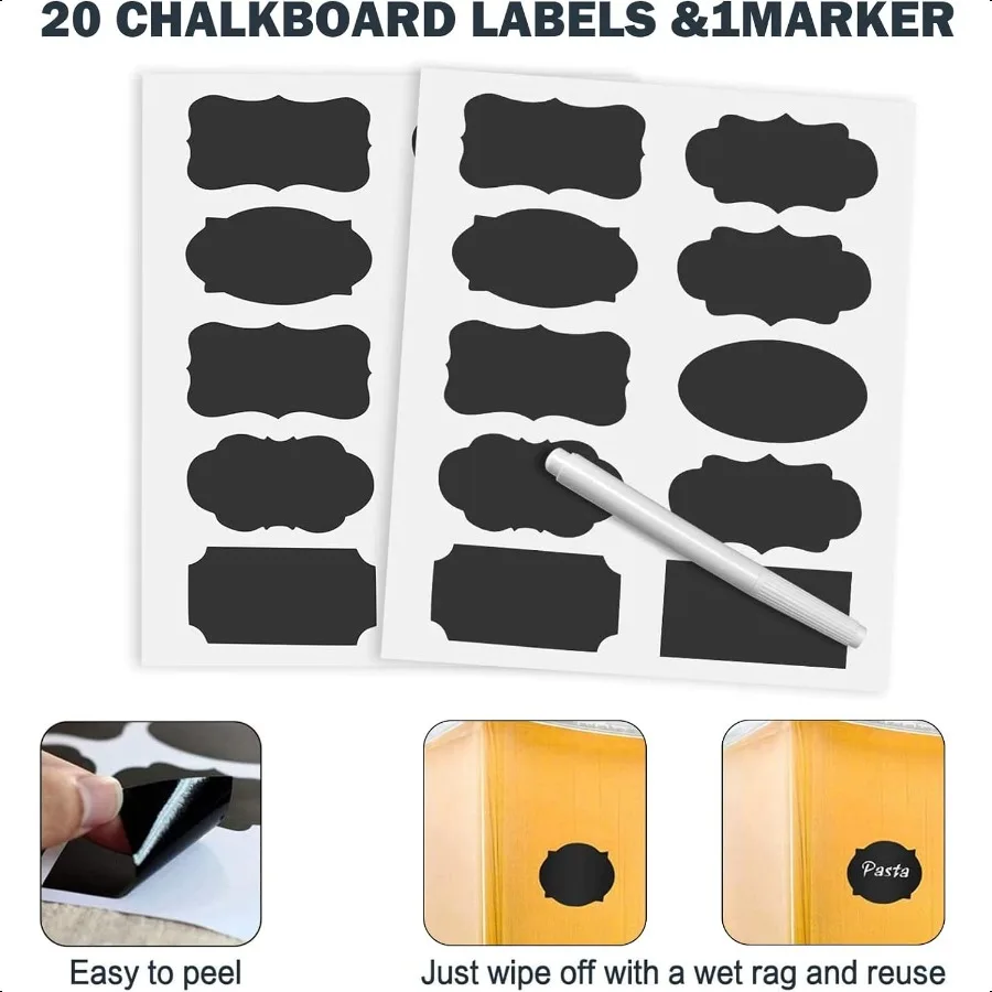 M mcirco recipientes de armazenamento de alimentos extra grandes, 7qt, 6,5l, 220oz de altura, largura profunda, 4 peças, plástico hermético, cozinha, despensa, armazenamento