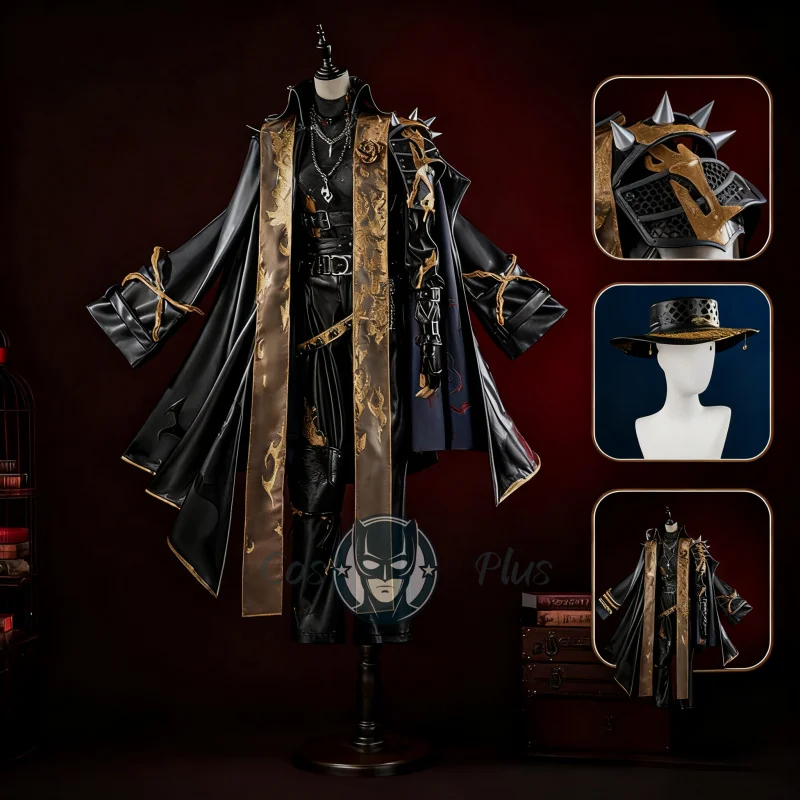 

Identity V Hermit Cosplay Costume Alva Lorentz Leather Jacket Uniform Game Halloween Carnival Anime Party Suit Fancy Outfits