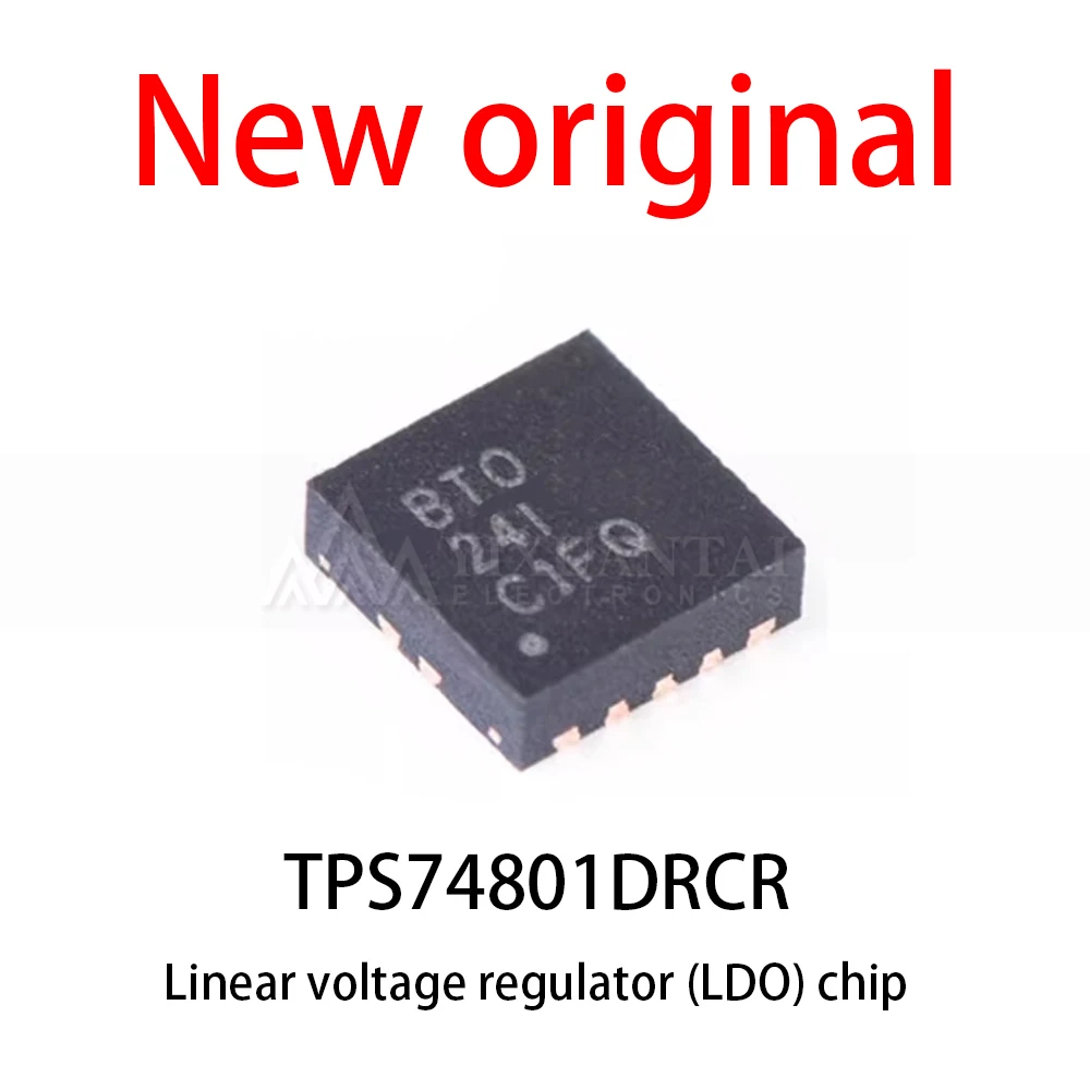 10-100Pcs/Lot New original TPS74801DRCR TPS74801 silk screen BTO VSON-10 linear regulator (LDO) chip