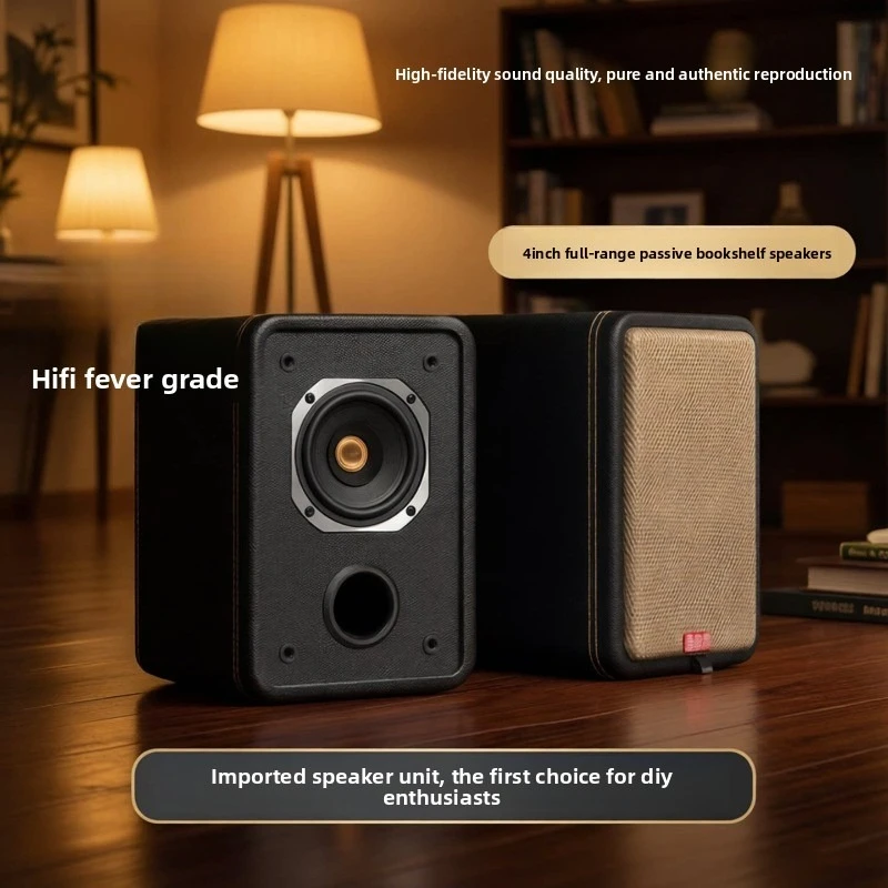 Fullrange-Lautsprechergehäuse Hifi Passiver Regallautsprecher DIY-Kit mit importierten Treibern 2-in-1 – Detail 3