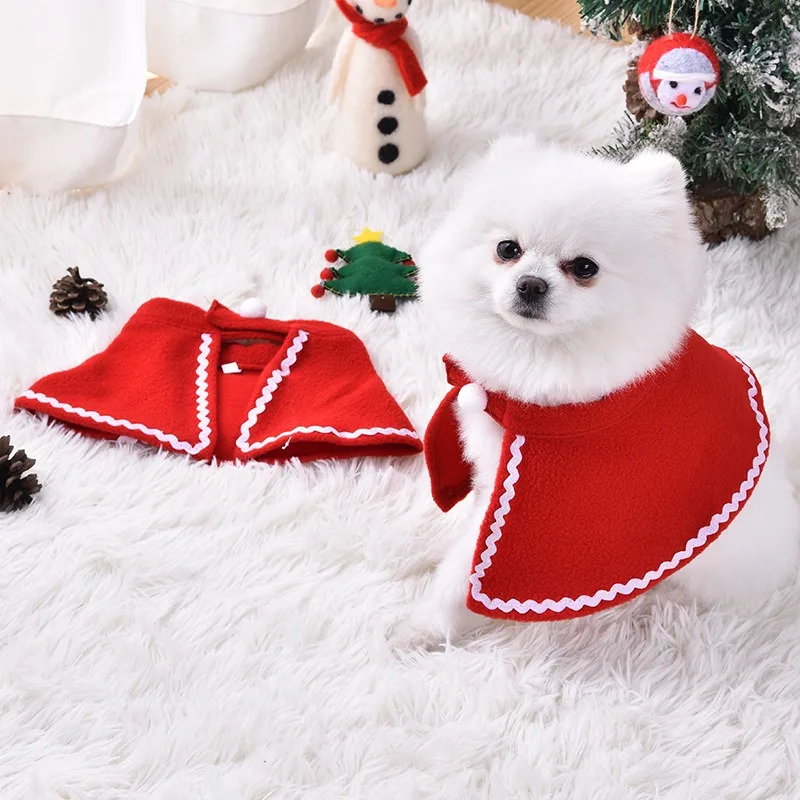 

Pet Dog Clothes, Christmas Capes, Cloaks, Teddy Cats, Small Dog Pet Supplies