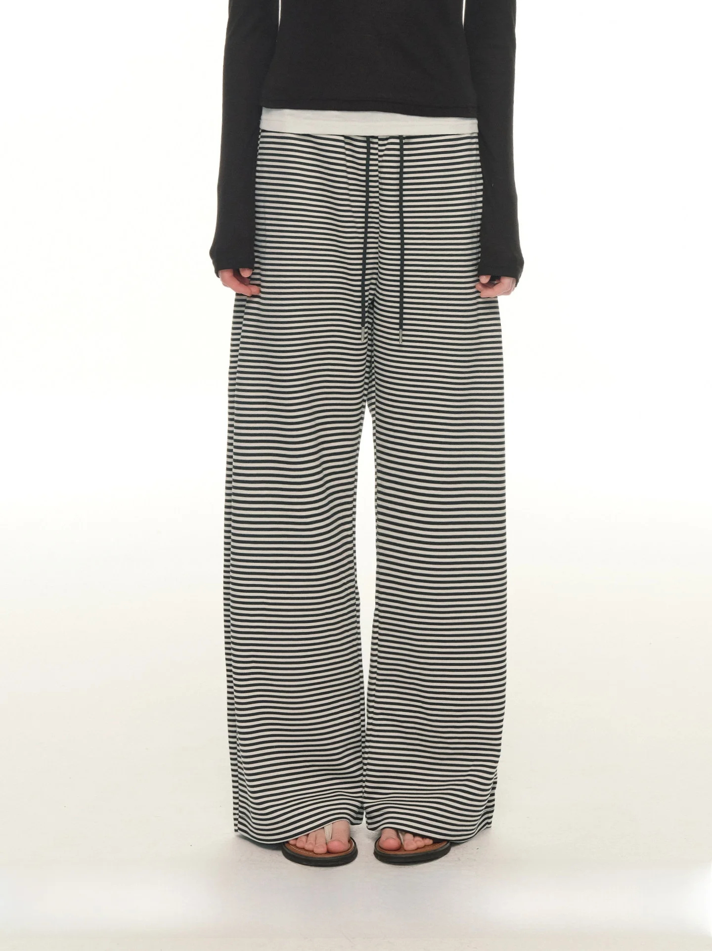 

Женские прямые повседневные брюки UNRETRO: зимние, свободные, с эффектом похудения, для комфортного отдыха, длинные штаны