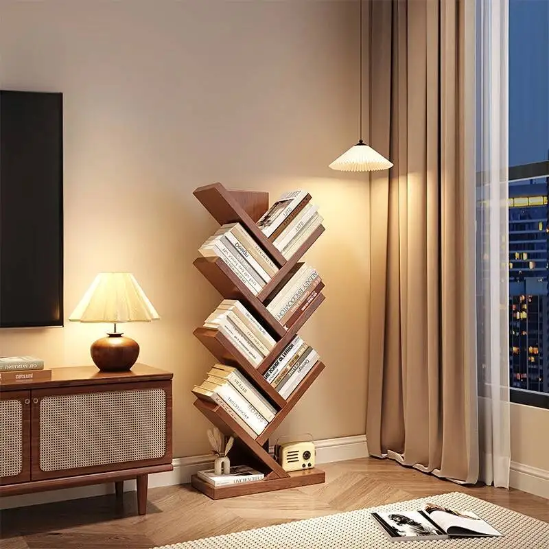 

Aesthetic Room Furniture Home Mid-century Shelf Bedroom Rack Living Storage Cabinet Kids Bookshelf Storage Organizer Industrial