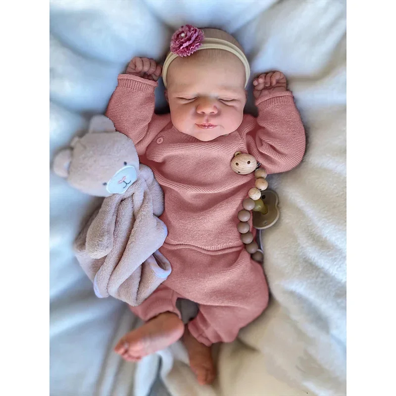 45 سنتيمتر الوليد الطفل تولد من جديد دمية Pascale لمسة ناعمة محبوب الطفل طبقات متعددة اللوحة ثلاثية الأبعاد الجلد مع الأوردة المرئية Mucionesas تولد من جديد #2