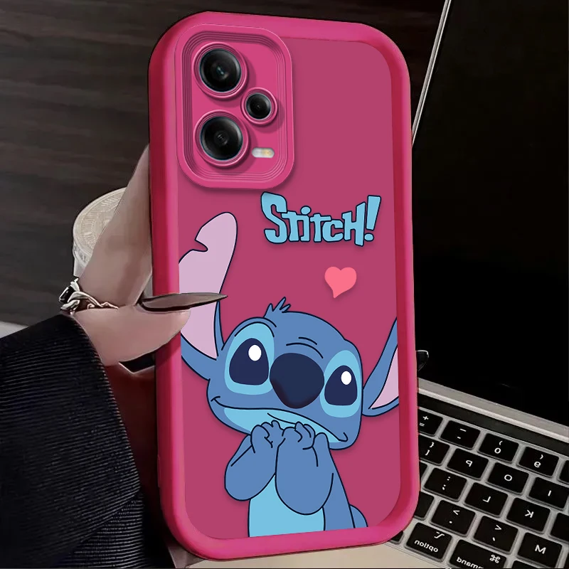 Funda de punto encantadora de moda de Disney para Xiaomi Redmi Note 12 13 14 11 Pro Plus 5G 14S 12S 11S 10S 10 9 Redmi 14C 13C 12C 12 4G