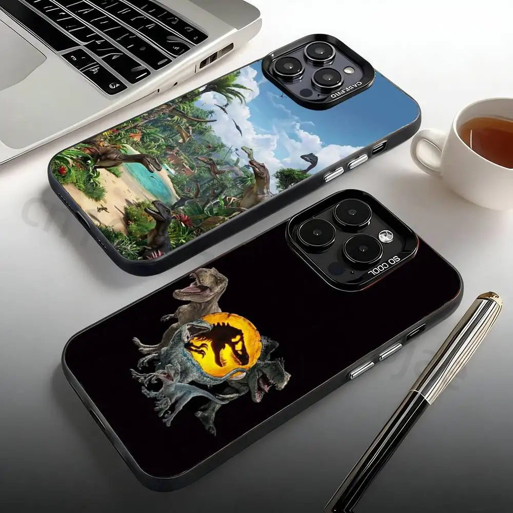 

J-Jurassic Park Dinosaur World Phone Case For iPhone 17,16,15,14,13,12,11,Pro,Max,Plus,Mini, Matte Shockproof Case